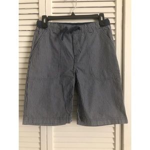 Lands’ End Kids blue striped shorts